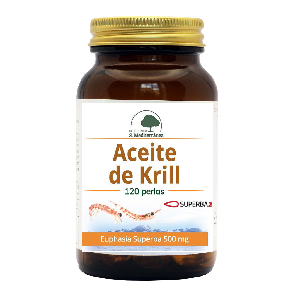 Aceite de Krill - 120 Perlas. Herbolario S. Mediterránea