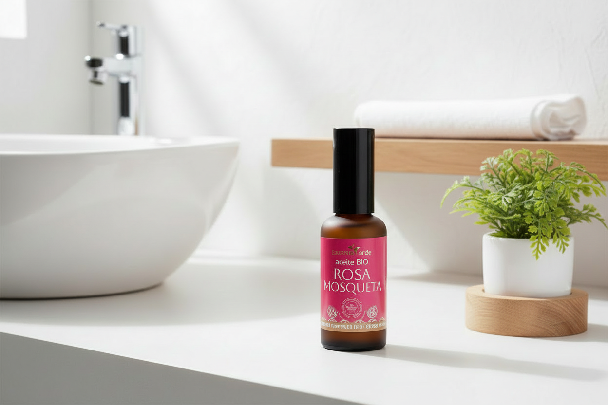 Óleo de Rosa Mosqueta Biológico do Chile - 50 ml. Essência Verde