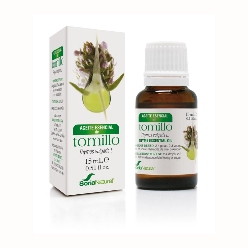 Aceite Esencial de Tomillo - 15 ml. Soria Natural. Herbolario Salud Mediterranea