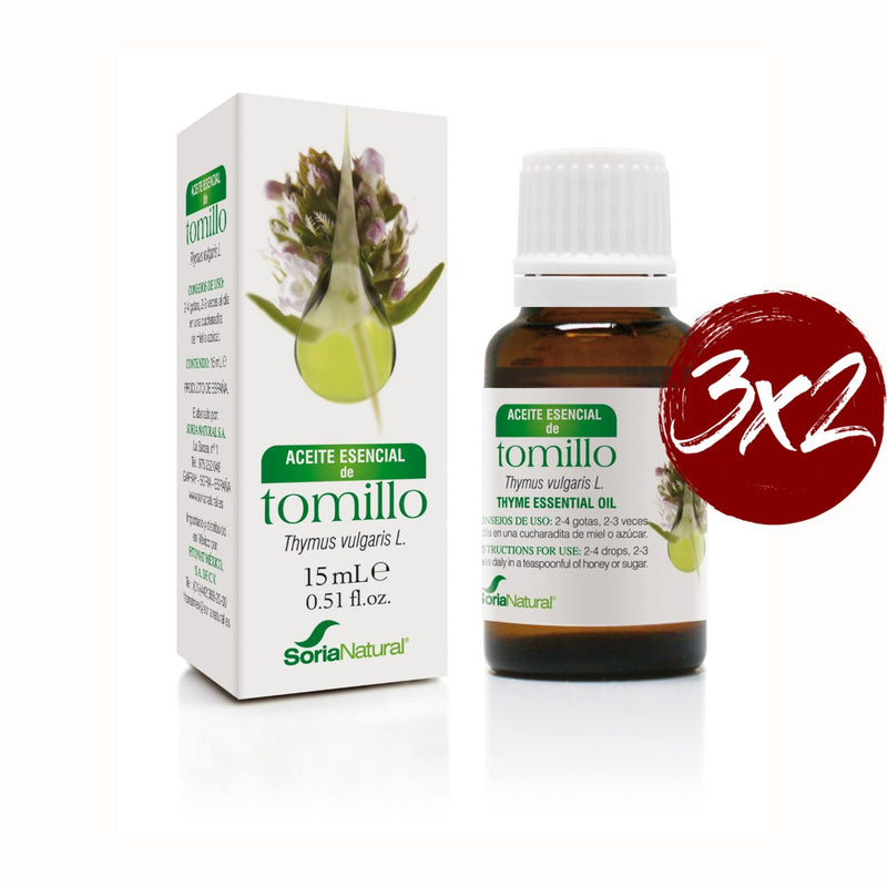 Aceite Esencial de Tomillo - 15 ml. Soria Natural. Herbolario Salud Mediterranea