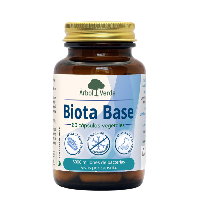 BiotaBase - 60 Cápsulas. Árbol Verde. Herbolario Salud Mediterranea