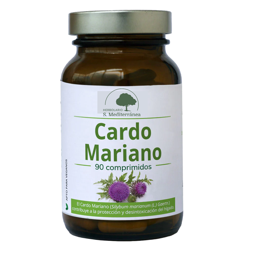 Cardo Mariano - 90 Comprimidos. Herbolario S. Mediterránea