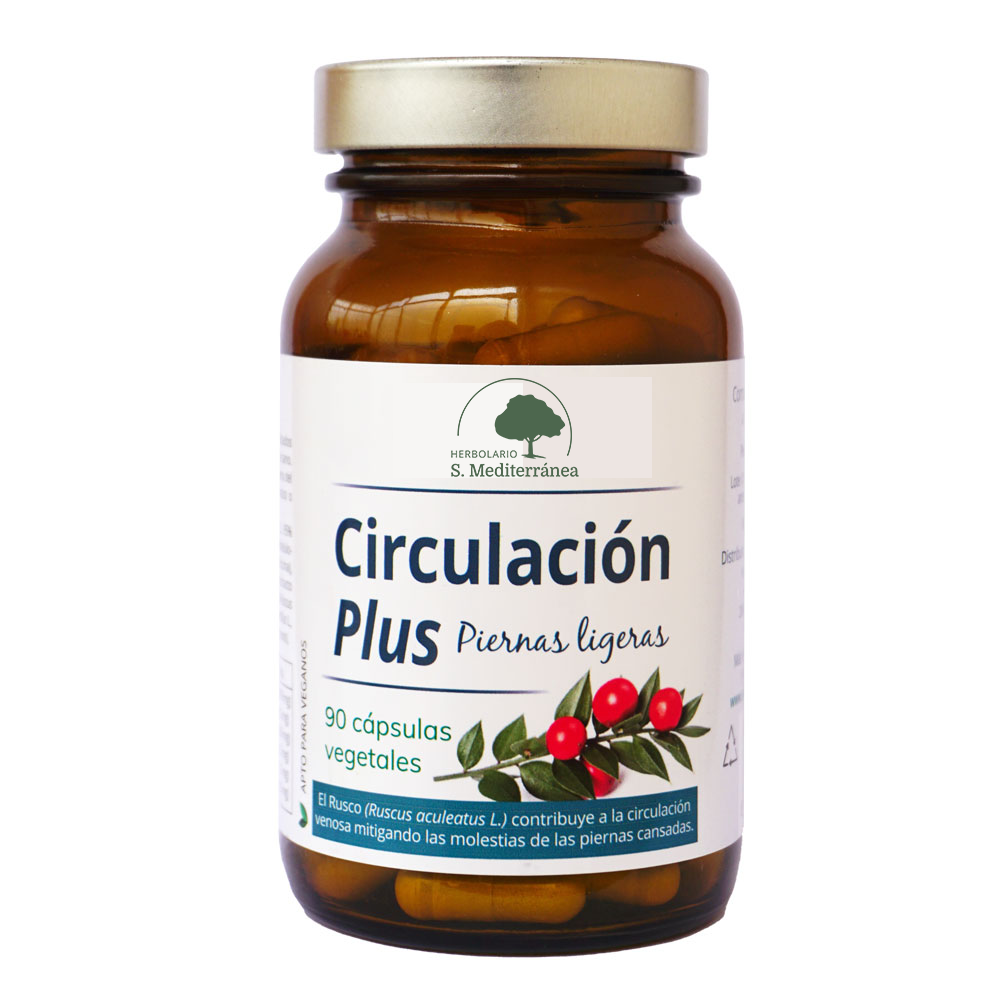 Circulation Plus - 90 Cápsulas. Loja de Ervas Mediterrânicas