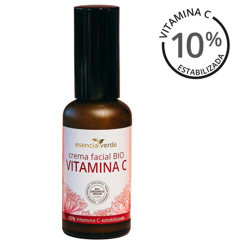 Crema facial Vitamina C BIO - 50 ml. Esencia Verde. Herbolario Salud Mediterranea