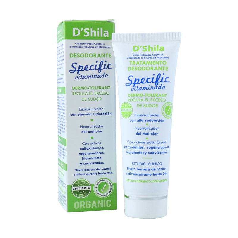 Desodorante crema Specific - 50 ml. D´Shila. Herbolario Salud Mediterranea