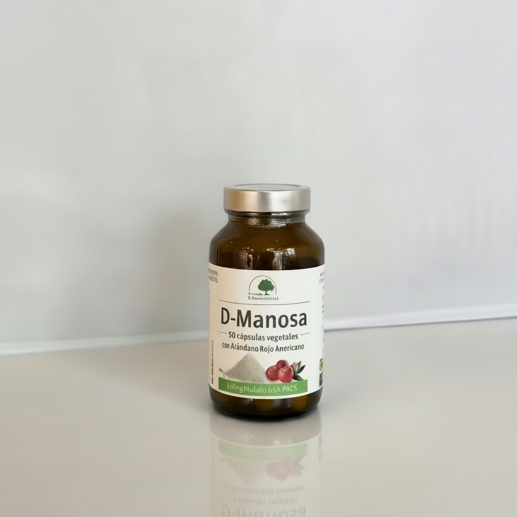 D-Manosa con Arandano Rojo Americano - 90 Capsulas. Herbolario S. Mediterránea