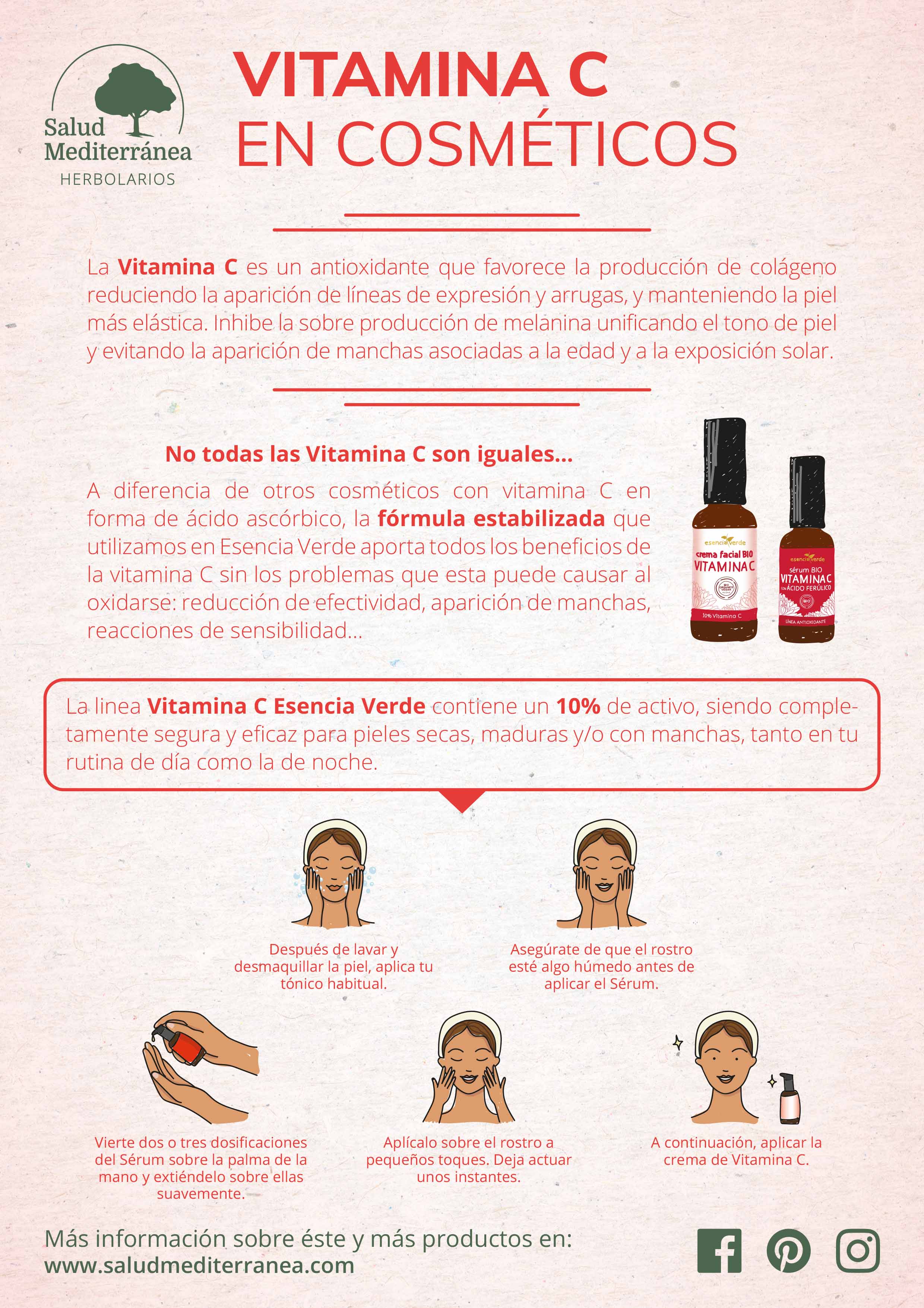 Sérum Vitamina C con Ácido Ferúlico BIO - 30 ml. Esencia Verde