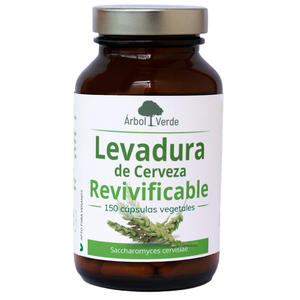 Levadura de Cerveza Revivificable - 150 Comprimidos. Árbol Verde. Herbolario Salud Mediterranea