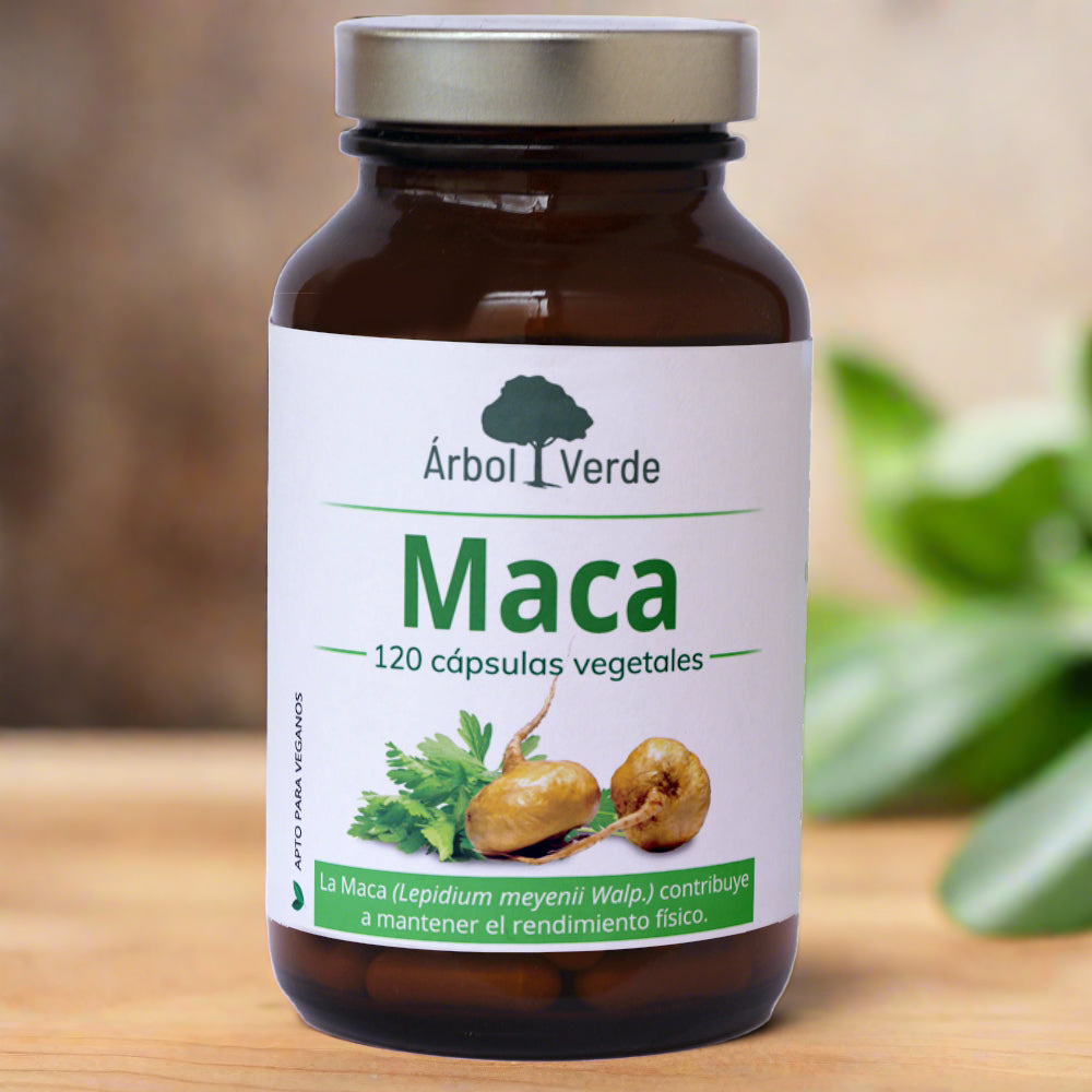 Maca - 120 Cápsulas. Árbol Verde