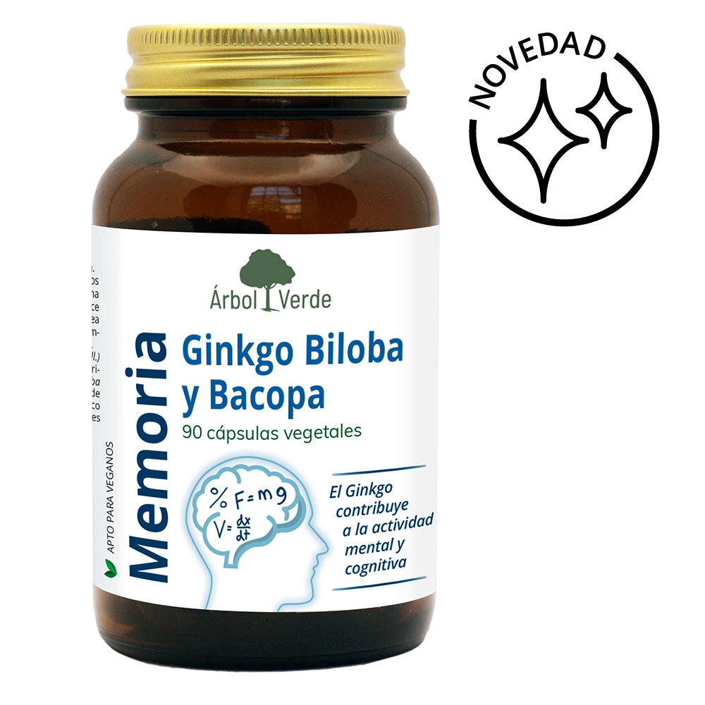 Memoria - 90 Capsulas. Arbol Verde. Herbolario Salud Mediterranea