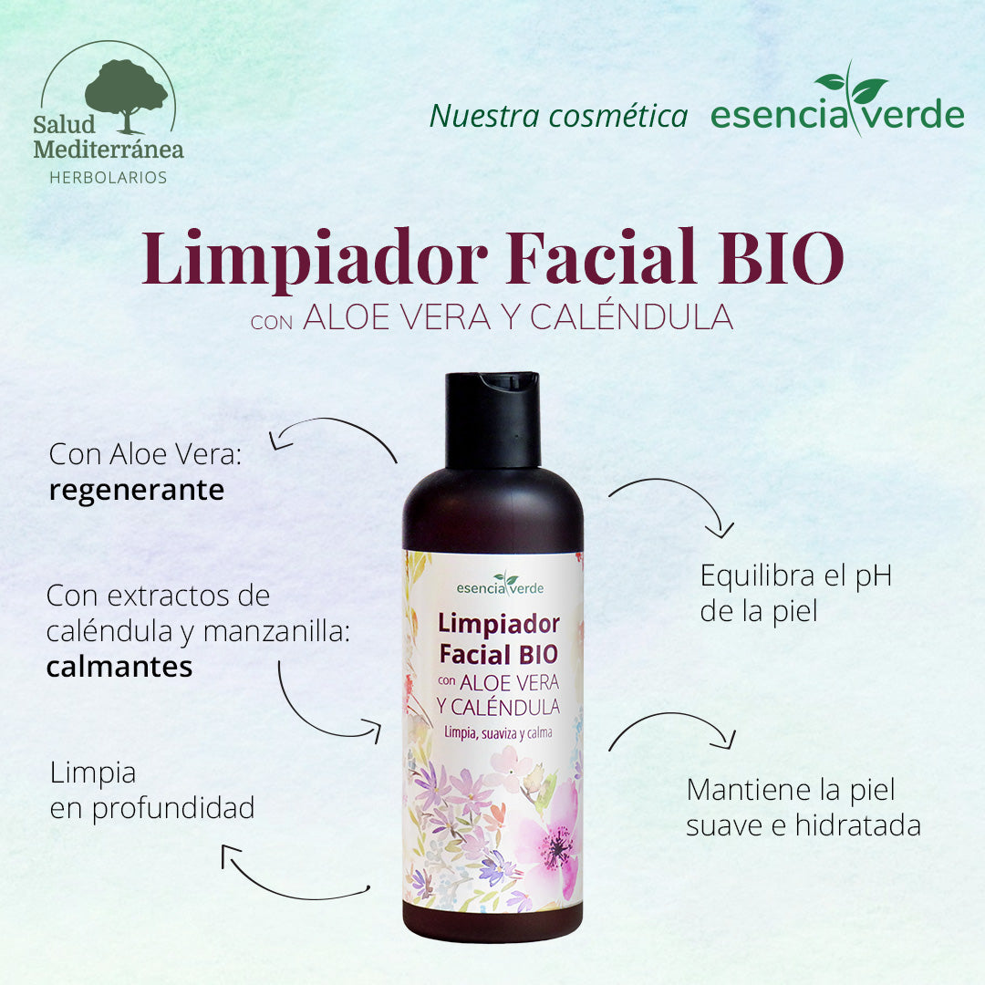 Limpiador Facial BIO - 250 ml. Esencia Verde