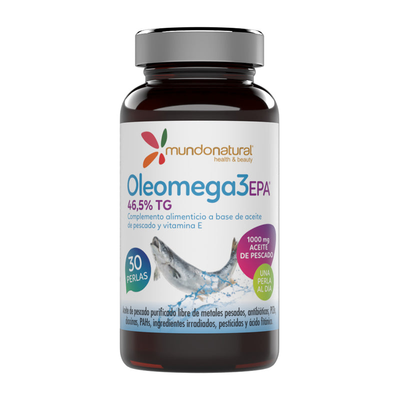 Oleomega EPA 1000 mg - 30 Perlas. Mundo Natural. Herbolario Salud Mediterranea