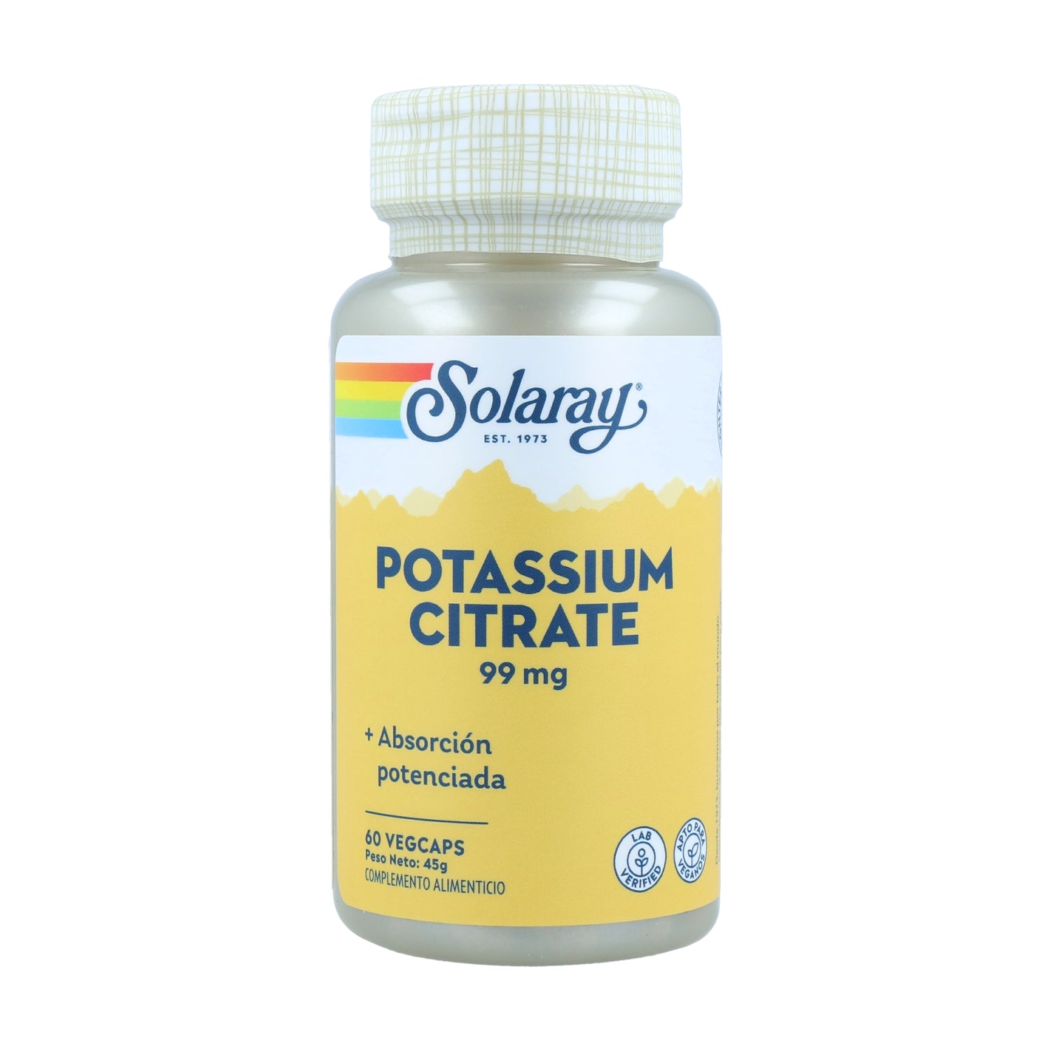 Citrato de potasio, 99 mg, 180 cápsulas