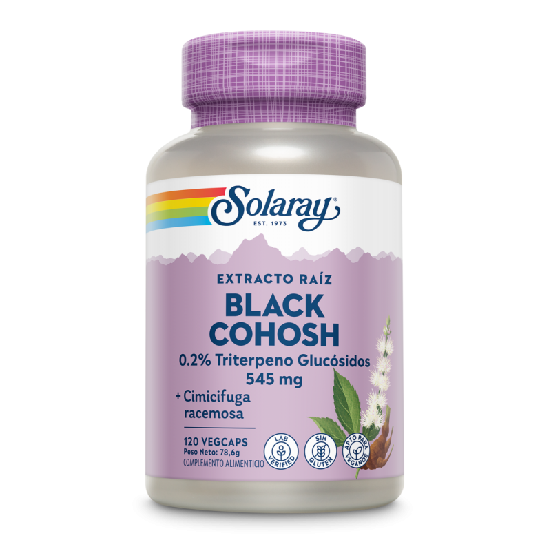 Black Cohosh (Cimifuga) - 120 Cápsulas. Solaray. Herbolario Salud Mediterranea