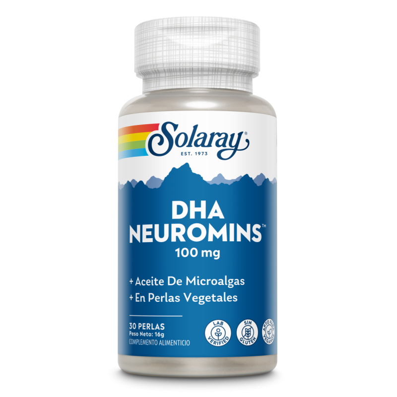 DHA Neuromins 100 mg - 30 Perlas. Solaray. Herbolario Salud Mediterranea