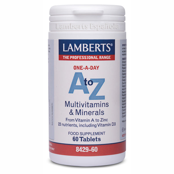 A-Z. Multivitaminas y Minerales - 60 Tabletas. Lamberts. Herbolario Salud Mediterranea