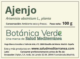 Ajenjo. Planta en bolsa - 100 gr. Botánica Verde