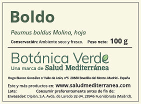 Boldo en hoja. Planta en bolsa - 100 gr. Botánica Verde