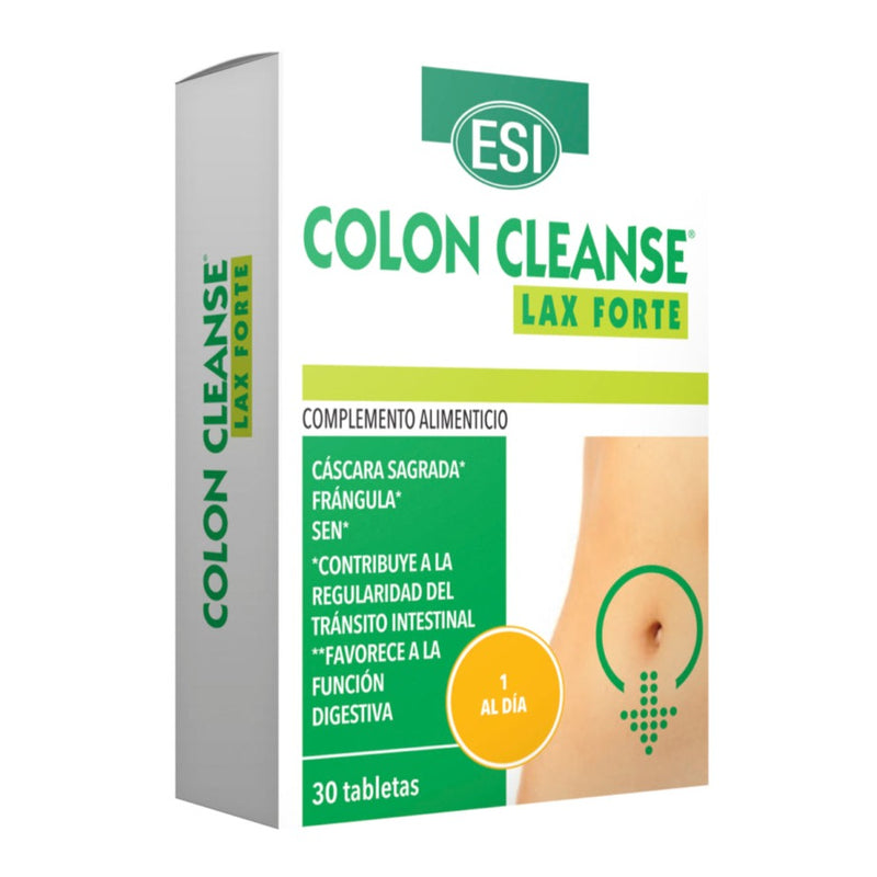 Colon Cleanse Lax Forte - 30 Tabletas. ESI. Herbolario Salud Mediterranea