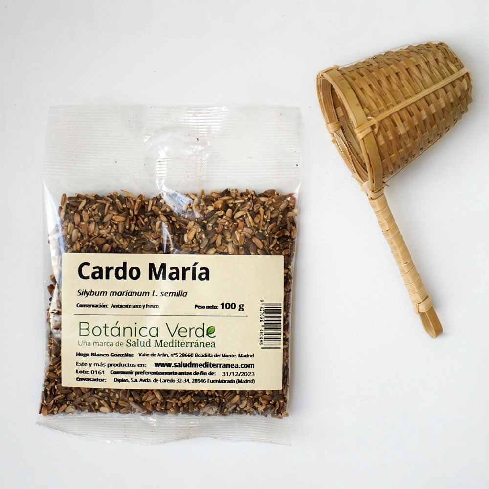 Cardo María en semilla. Planta en bolsa - 100 gr. Botánica Verde
