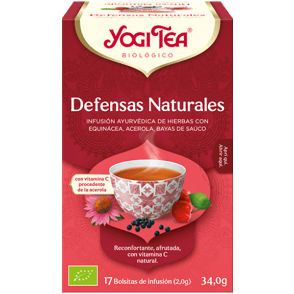 Defensas Naturales - 17 Filtros. Yogi Tea. Herbolario Salud Mediterranea