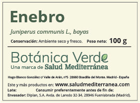 Enebro en bayas. Planta en bolsa - 100 gr. Botánica Verde