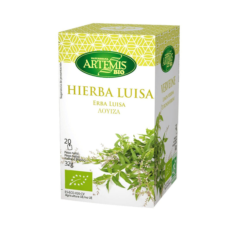 Hierba Luisa - 20 Filtros. Artemis BIO. Herbolario Salud Mediterranea