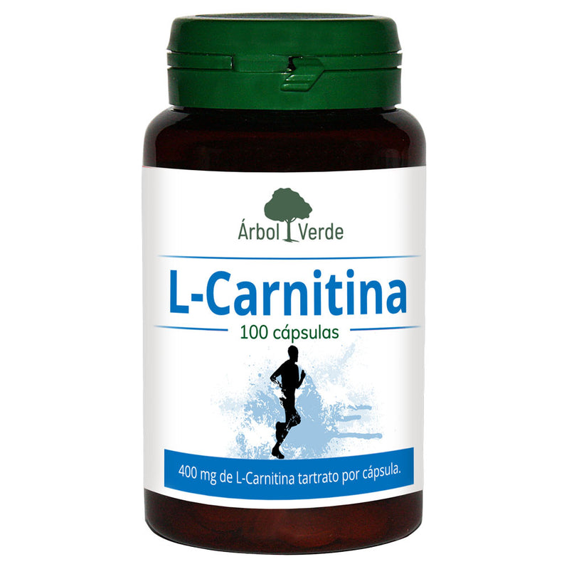 L-Carnitina - 100 Cápsulas. Árbol Verde. Herbolario Salud Mediterránea