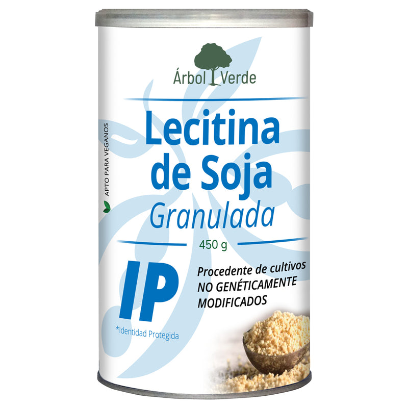 Lecitina de Soja IP Granulada - 450 g. Árbol Verde. Herbolario Salud Mediterránea