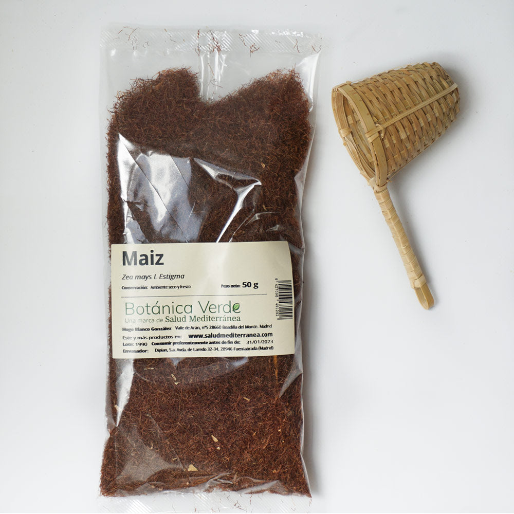 Maíz Estigmas. Planta en bolsa - 50 gr. Botánica Verde