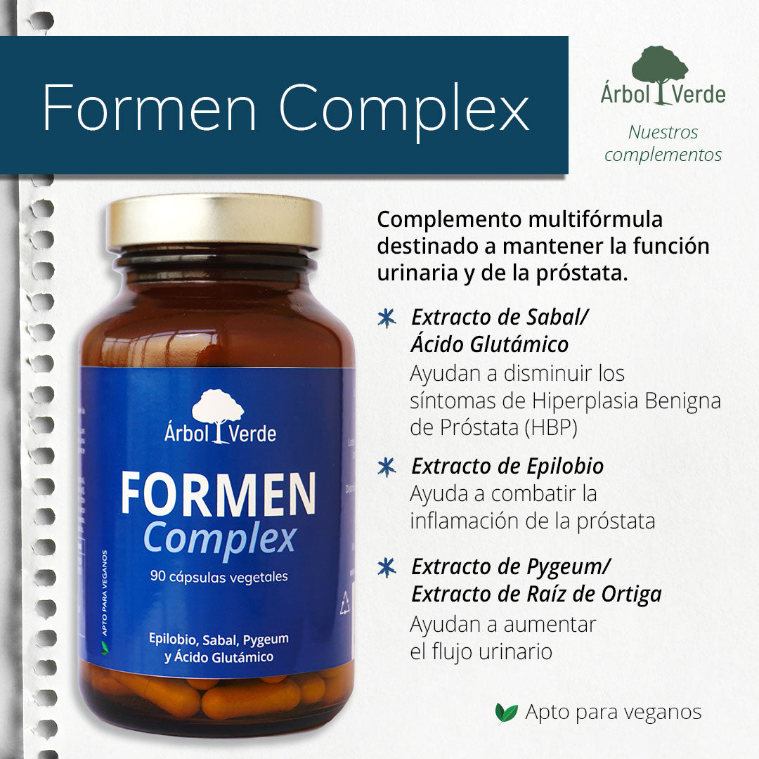 Monografico Formen Complex - 90 Cápsulas. Árbol Verde. Herbolario Salud Mediterranea