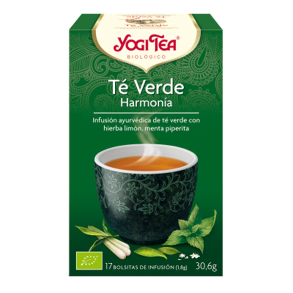 Té Verde Armonía - 17 Filtros. Yogi Tea. Herbolario Salud Mediterránea