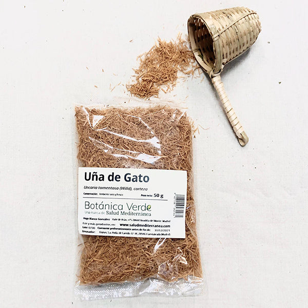 Uña de Gato en corteza. Planta en bolsa - 50 gr. Botánica Verde