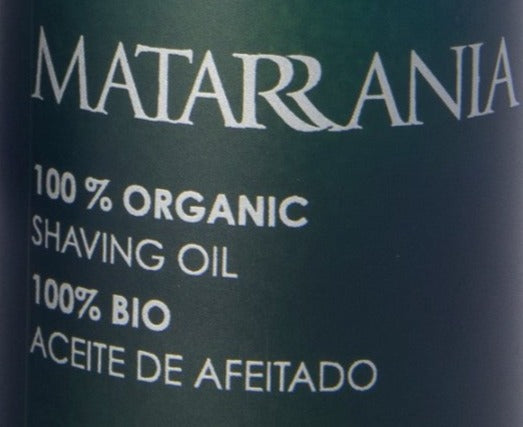 Aceite de Afeitado BIO - 100 ml. Matarrania. Herbolario Salud Mediterranea