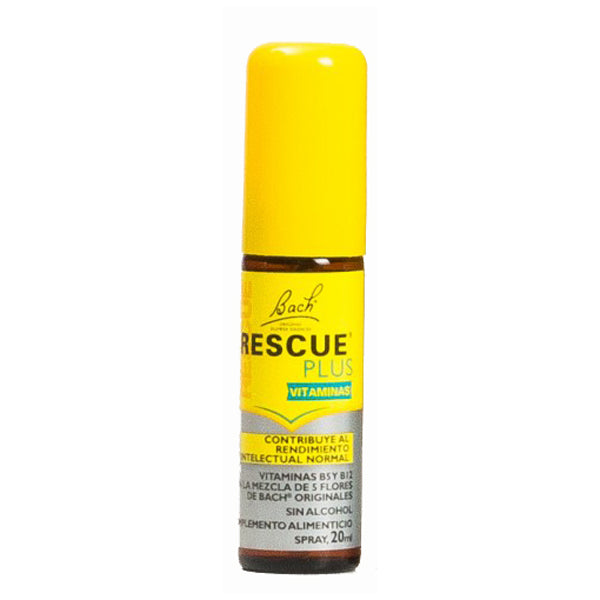 Spray Bach Rescue Plus Vitaminas en Spray - 20 ml. Bach. Herbolario Salud Mediterránea