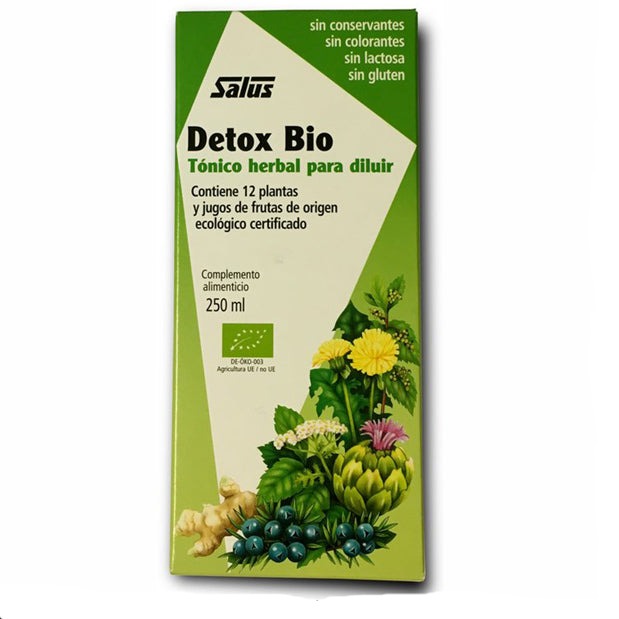 Jarabe Detox Bio - 250 ml. Salus. Herbolario Salud Mediterranea