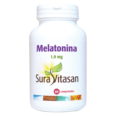 Melatonina - 60 Comprimidos. Sura Vitasan. Herbolario Salud Mediterránea