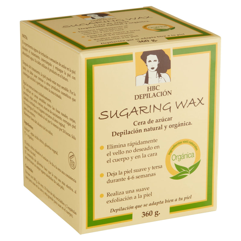 Sugaring Wax. Cera de Azúcar Depilación Natural y Orgánica - 360 g. HBC