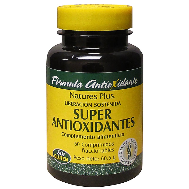 Super Antioxidantes - 60 Comprimidos. Natures Plus. Herbolario Salud Mediterranea