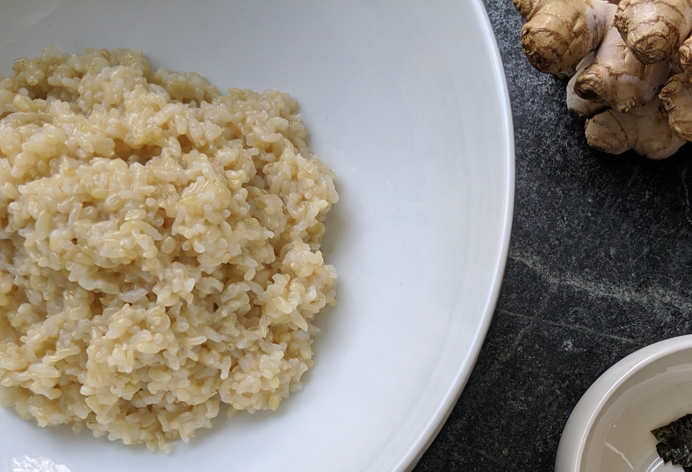 Arroz integral en olla exprés