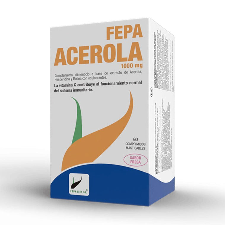 Fepa Acerola 1000 mg - 60 Comprimidos. Fepadiet. Herbolario Salud Mediterranea