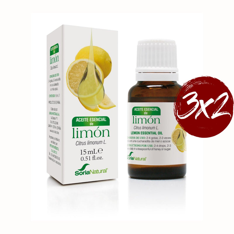 Aceite Esencial de Limón - 15 ml. Soria Natural. Herbolario Salud Mediterranea