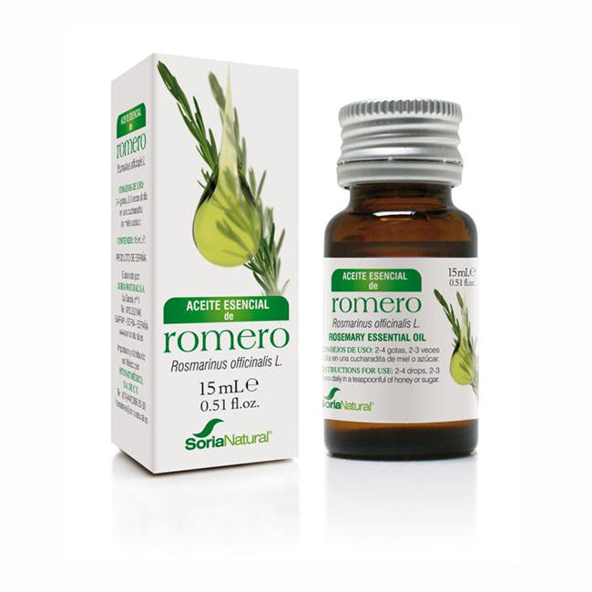 Aceite Esencial de Romero - 15 ml. Soria Natural. Herbolario Salud Mediterranea