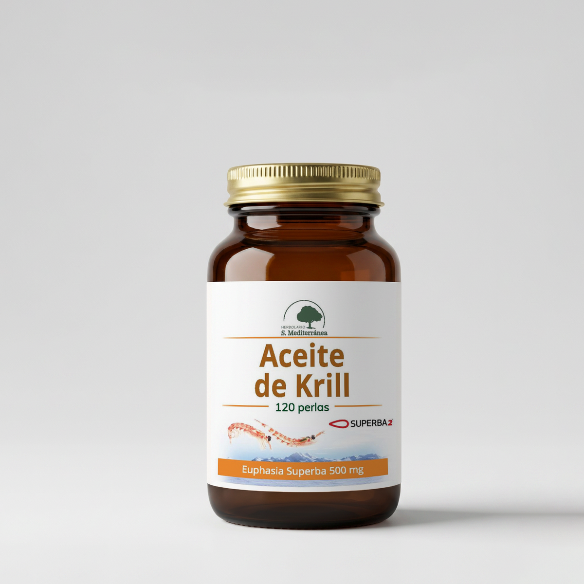 Aceite de Krill Superba, 120 perlas | Salud Mediterránea