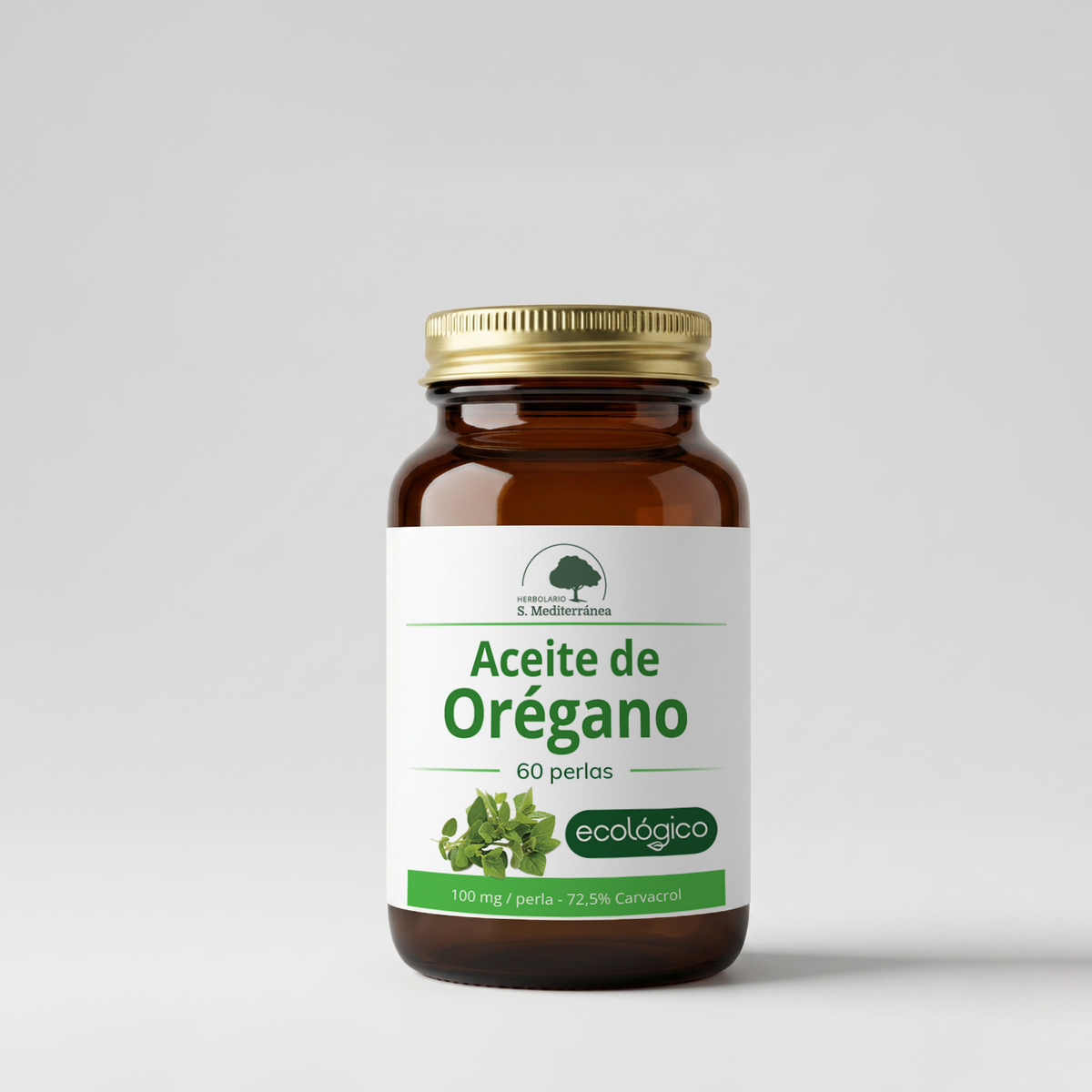 Aceite de Orégano Ecológico, 60. perlas | Salud Mediterránea