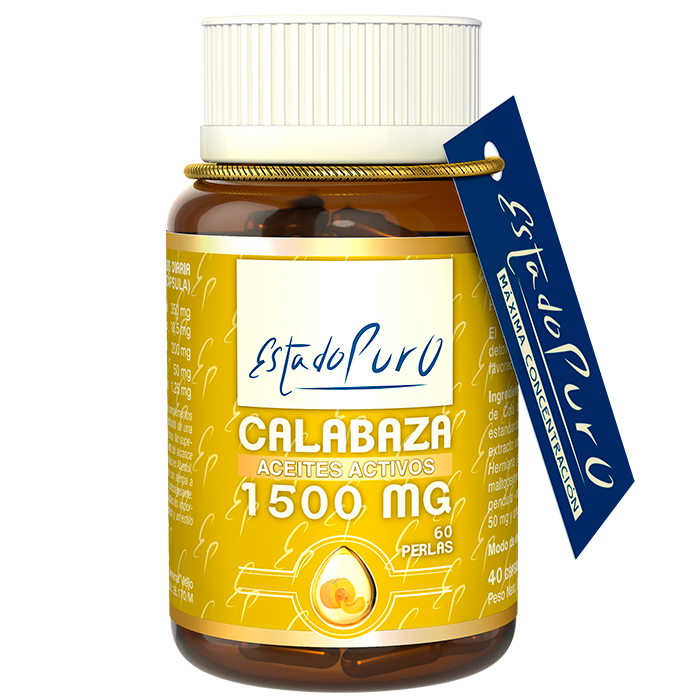 Aceite semillas de Calabaza - 60 Perlas. Tongil. Herbolario Salud Mediterránea
