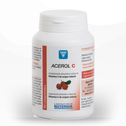 ACEROL C - 60 Comprimidos. Nutergia. Herbolario Salud Mediterranea