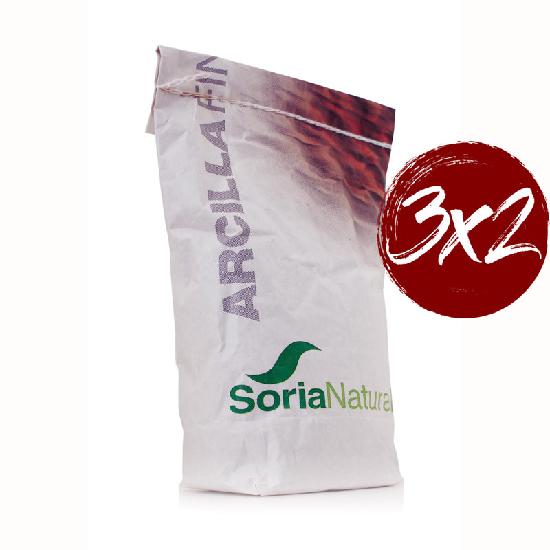 Arcilla Fina - 1 kg. Soria Natural. Herbolario Salud Medirerranea