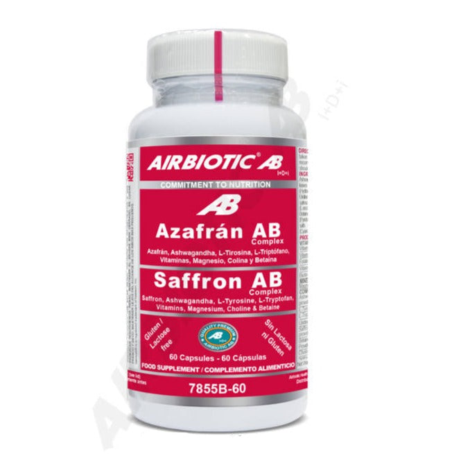 Azafrán Complex - 60 Capsulas. Airbiotic AB. Herbolario Salud Mediterranea