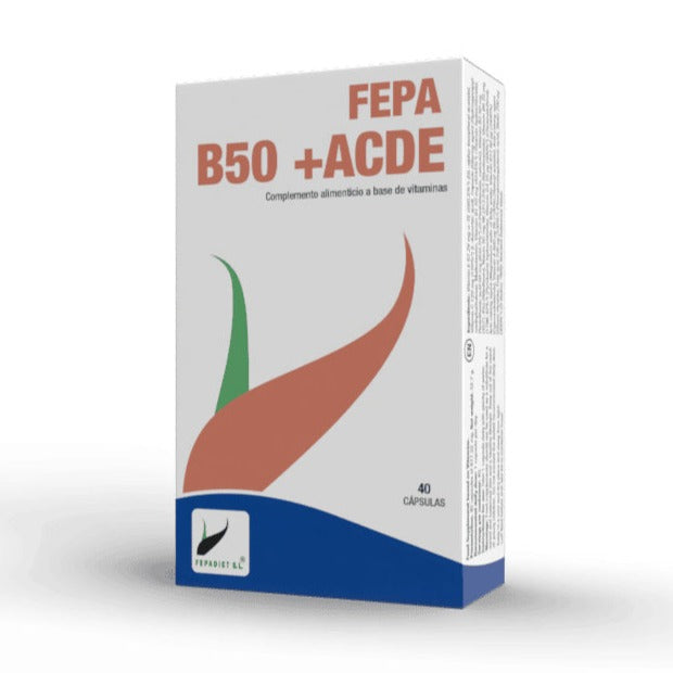 Fepa B50 +ACDE - 40 Capsulas. Fepadiet. Herbolario Salud Mediterranea
